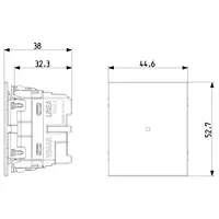 vue des dimensions art. 30008A.2B