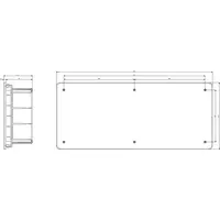 vue des dimensions art. V70008