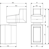 vue des dimensions art. 00801