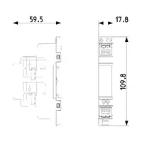 vue des dimensions art. 01490