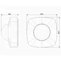 vue des dimensions art. 02690