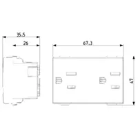 vue des dimensions art. 09243