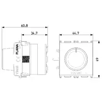 προβολή συνολικών διαστάσεων 14099