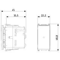 προβολή συνολικών διαστάσεων 14100