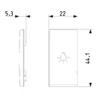 προβολή συνολικών διαστάσεων 14131.L