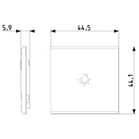 προβολή συνολικών διαστάσεων 14132.L