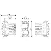 vue des dimensions art. 14594.0