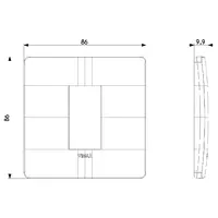 προβολή συνολικών διαστάσεων 14641U.15