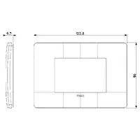 προβολή συνολικών διαστάσεων 14653U.32