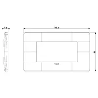 προβολή συνολικών διαστάσεων 14654U.32
