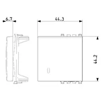 vista de las dimensiones arte. 19022.1