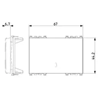 vista de las dimensiones arte. 19023.1.B