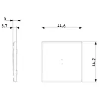 vista de las dimensiones arte. 19132.1