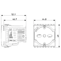 vista ingombri art. 20210.USB