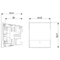 vue des dimensions art. 30000.FX2B