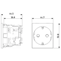 vue des dimensions art. 30208.FXG