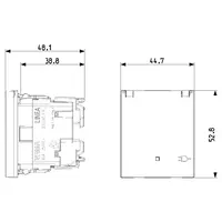 vue des dimensions art. 30208.FXCG