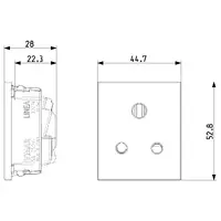 vista de las dimensiones arte. 30214.B