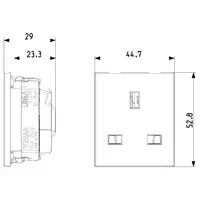 vista de las dimensiones arte. 30219.B