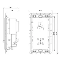 vista de las dimensiones arte. 30291.C