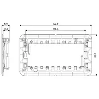 vista de las dimensiones arte. 30609