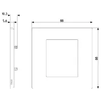 vista de las dimensiones arte. 30647.70.01