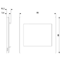 vista de las dimensiones arte. 30648.70.01