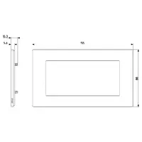 vista de las dimensiones arte. 30649.70.01