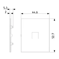 vue des dimensions art. 31000A.2DG