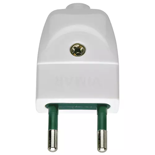 Vimar - 00200.B - 2P 10A S10 axial plug white