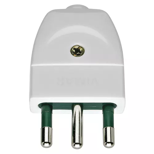 Vimar - 00202.B - 2P+E 16A S17 axial plug white