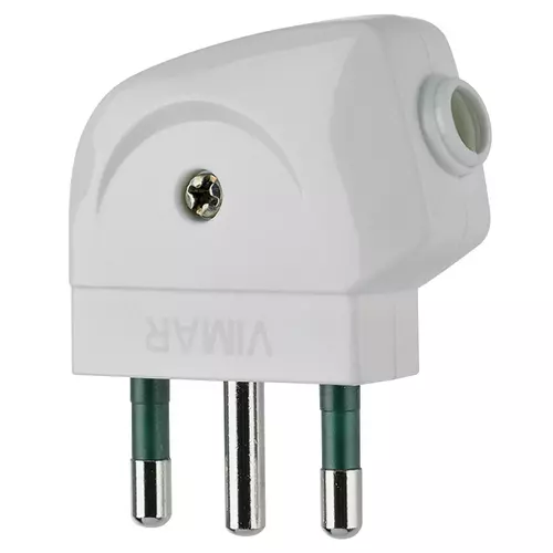 Vimar - 00212.B - 2P+E 16A S17 90°-plug white