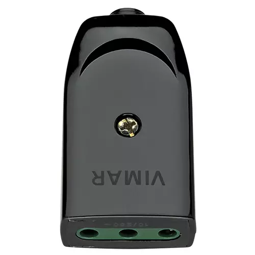 Vimar - 00221 - Presa 2P+T 10A P11 assiale nero