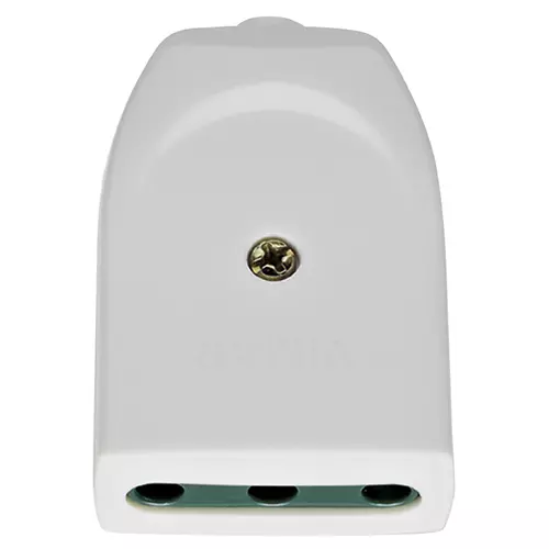 Vimar - 00222.B - 2P+E 16A P17 axial outlet white