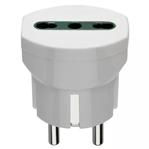 Vimar - 00301.B - Adaptateur allemand/français+P17/11blanc