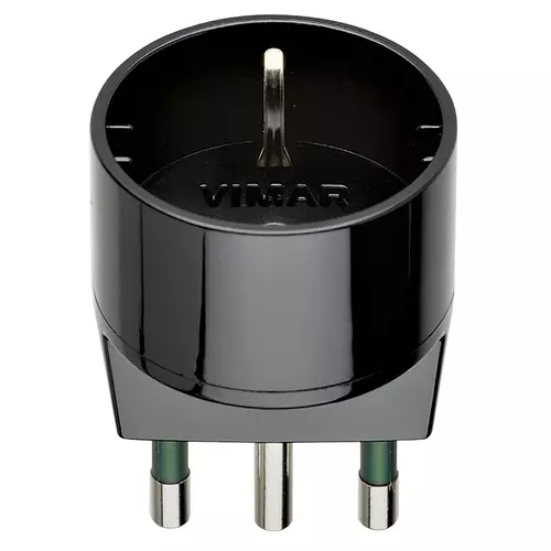Vimar - 00303 - Adaptador S17 + P30 negro