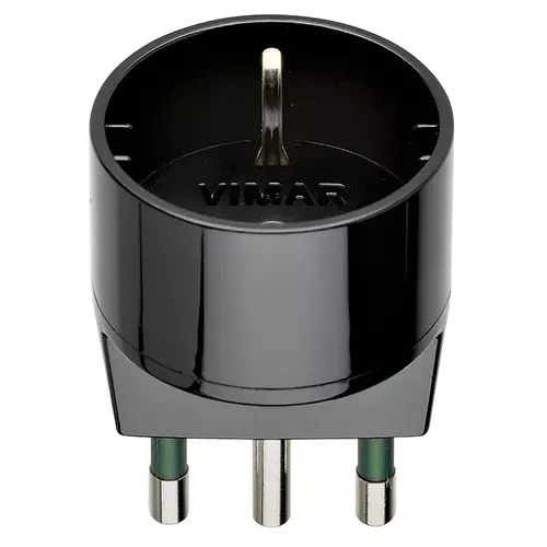 Vimar - 00303 - Adattatore S17 + P30 nero