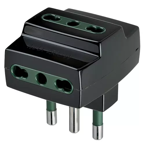 Vimar - 00321 - Adaptador múlt. S17+3P17/11 negro