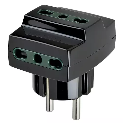 Vimar - 00324 - Adaptateur mult. S31+3P17/11 noir