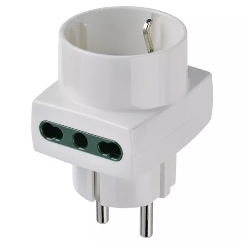 Vimar - 00325.B - Adaptateur mult. S31+2P17/11+P30 blanc