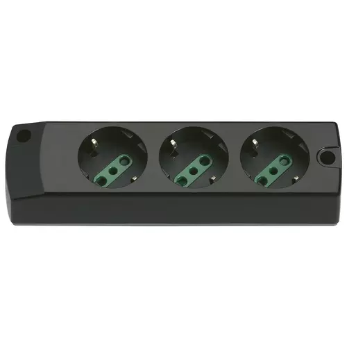 Vimar - 00413 - Multi-outlet 3P30 black