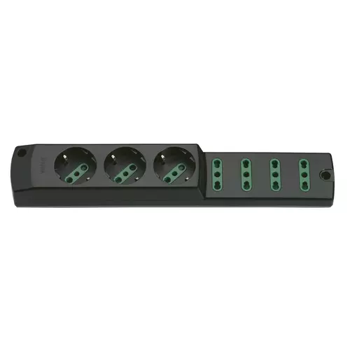 Vimar - 00424 - Prise mult. 3P30+4P17/11 noir
