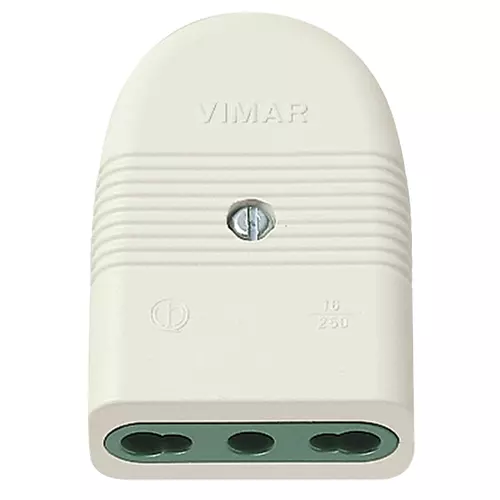 Vimar - 01029.B - Prise 2P+T 16A P17/11 axial blanc