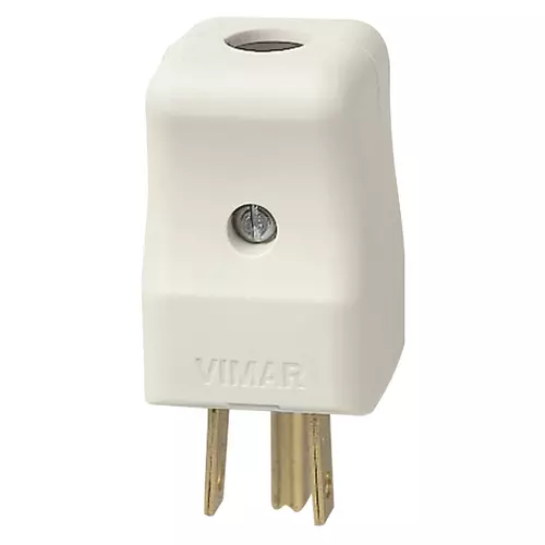 Vimar - 01096.B - 2P+E 15A USA+SASO plug white