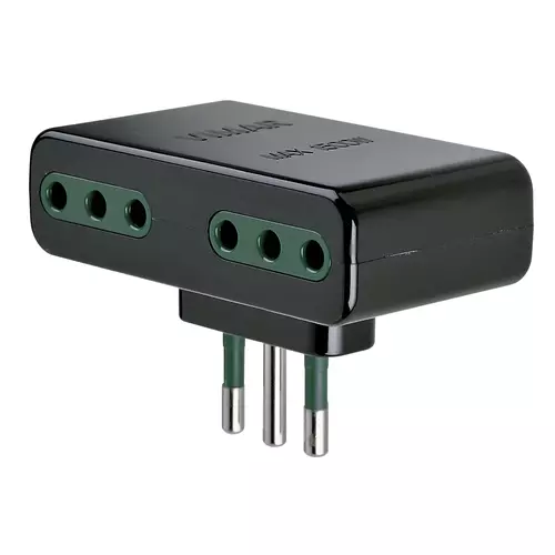 Vimar - 01161 - Multi-adaptor S11 +4P11 outlet black