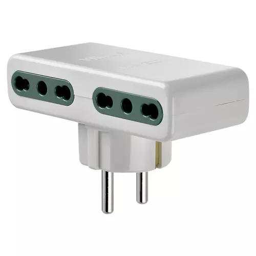 Vimar - 01166.B - Adaptateur mult. S31+4P17/11 blanc