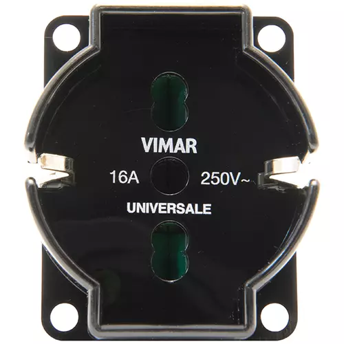 Vimar - 01299.1.N - Frutto presa universale appl. nero