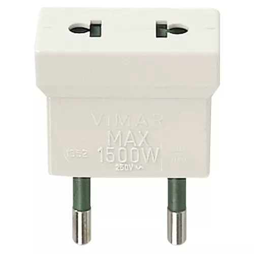 Vimar - 01352.B - Adaptateur S10 - USA+EU blanc