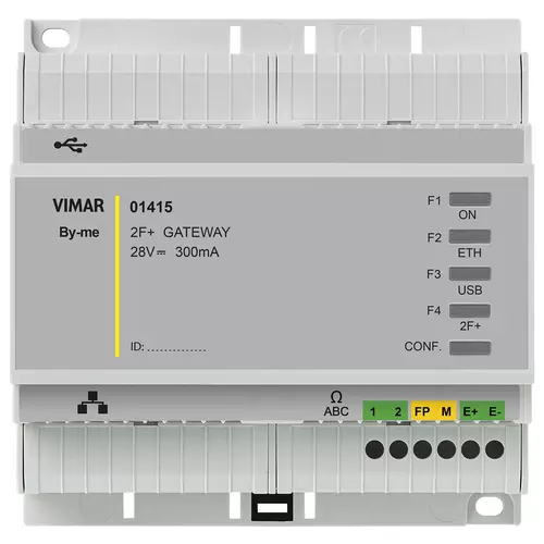 Vimar - 01415 - Videosprechanlage-Gateway 2F+
