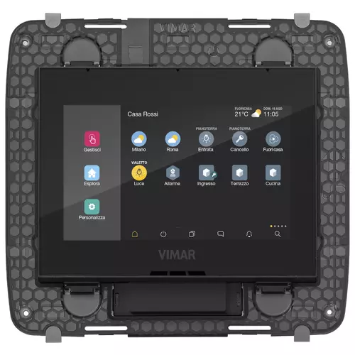 Vimar - 01420 - Ecran tactile IP 4,3in PoE 8M noir